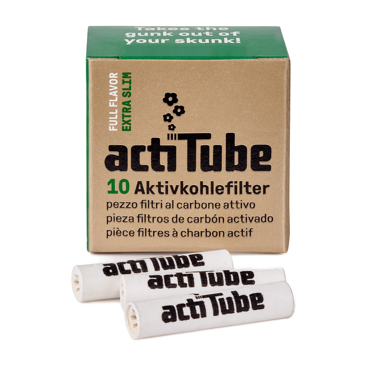 ActiTube Extra Slim 6 mm Full Flavor – balíček 10 filtrů