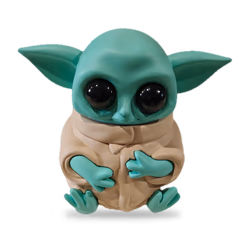 Drtička / Grinder Baby Yoda – kovová drtička ve tvaru figurky