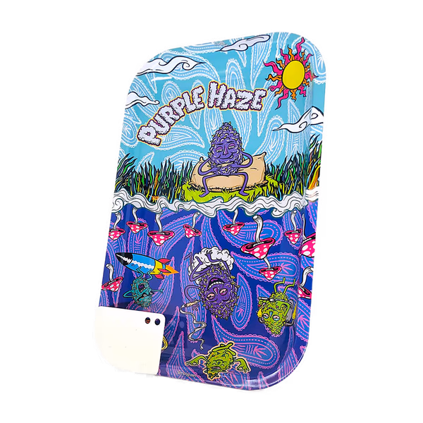 Kovová balicí podložka Best Buds Purple Haze velikosti Large 27,5 × 17,5 cm
