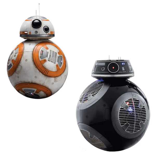 Drtička BB-8 robot ze Star Wars v bílé barvě
