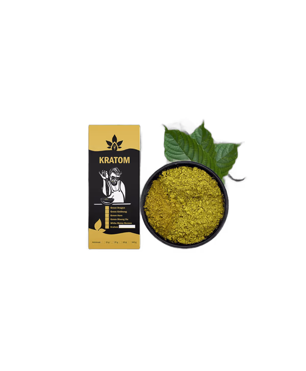 Zlatý “Gold” Kratom v práškové formě