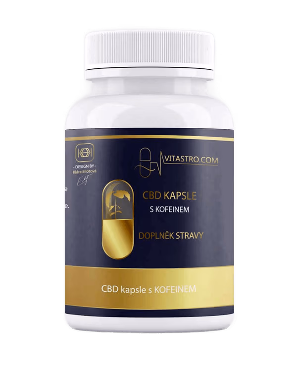 CBD kapsle s kofeinem pro zvýšení energie
