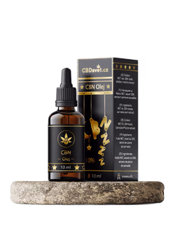 CBN olej 10% – kanabinol (cannabinol) - obrázek 1