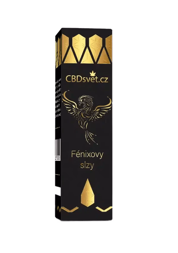 Fénixovy slzy CBD – 55 až 65%, + 10% THV. 5ml