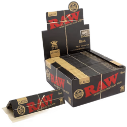 Papírky King Size RAW Black