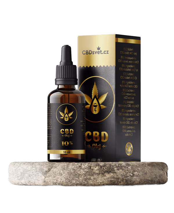 CBD olej – 10% v praktickém balení