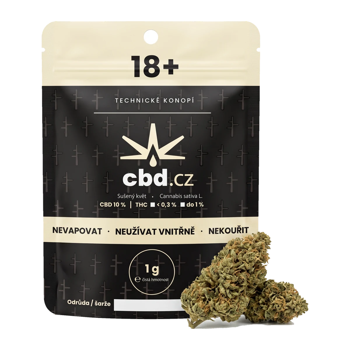 CBD květy Blackberry Kush s bohatým aroma.