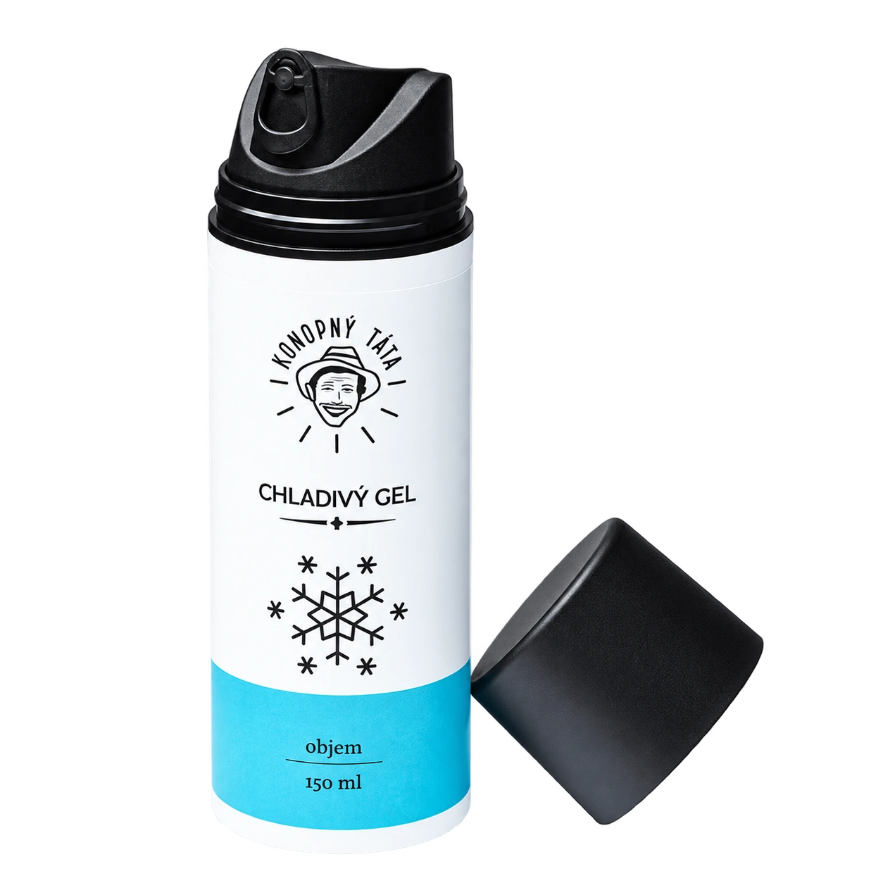 Konopný táta – Chladivý gel 150 ml – produktové balení