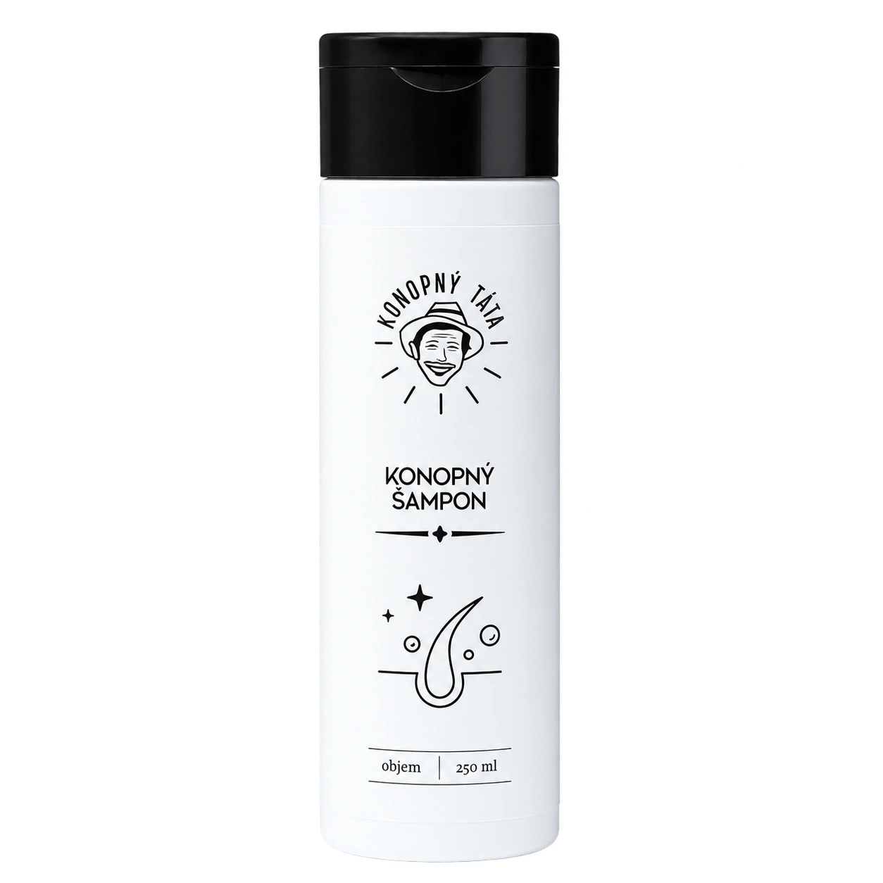 Konopný táta – Konopný šampon 250 ml – produktové balení