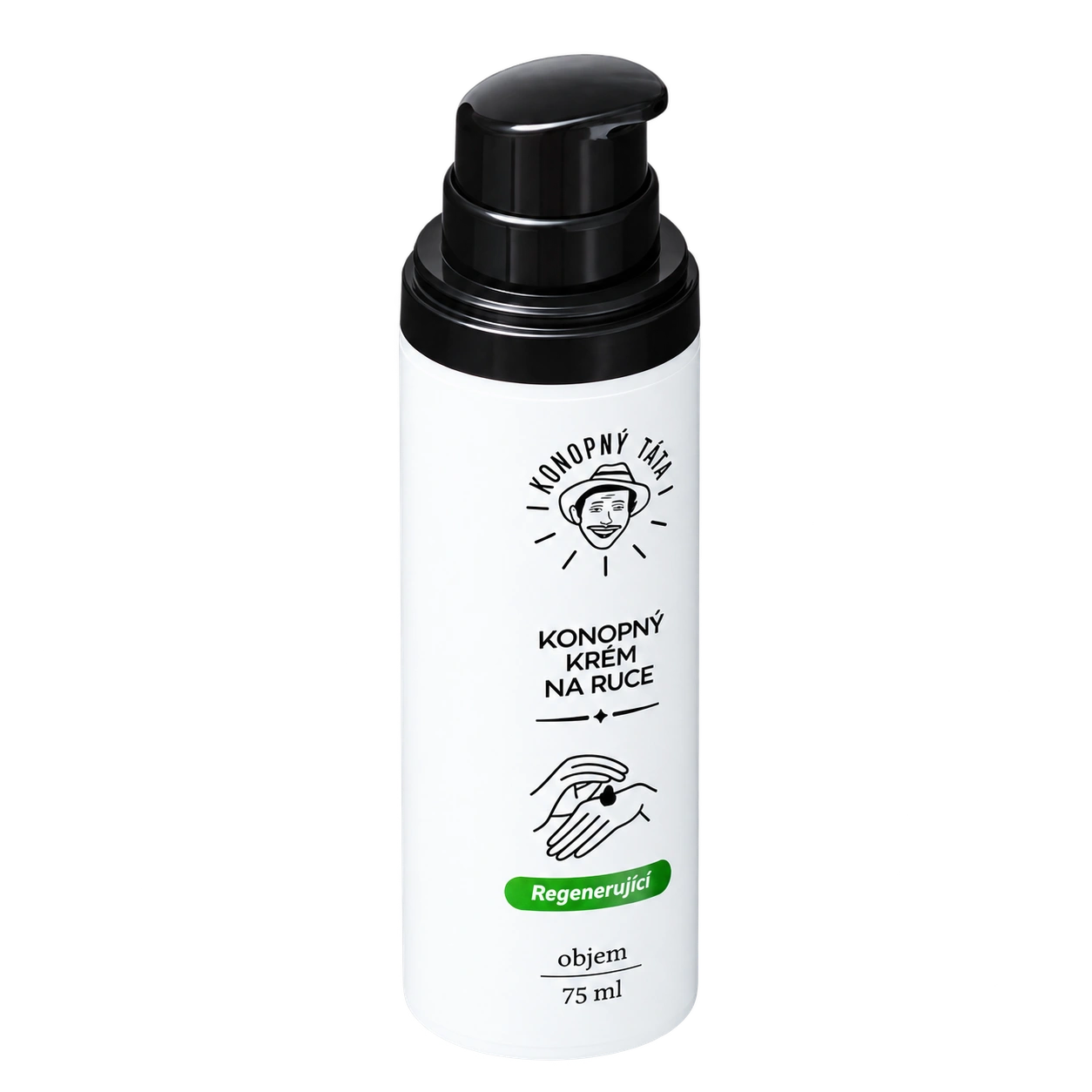 Konopný táta – Konopný krém na ruce 75 ml – produktové balení