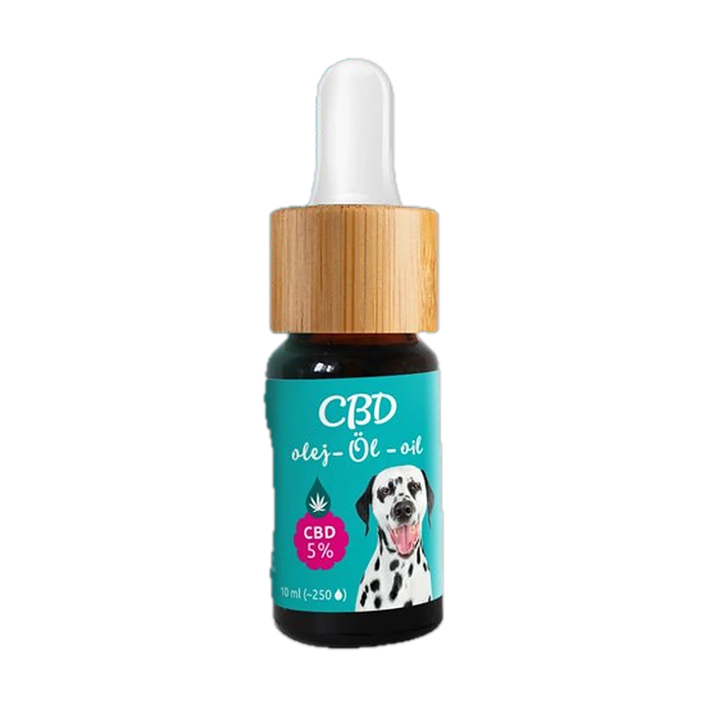 Zelená Země – CBD olej pro psy 5 %, 10 ml – lahvička s kapátkem