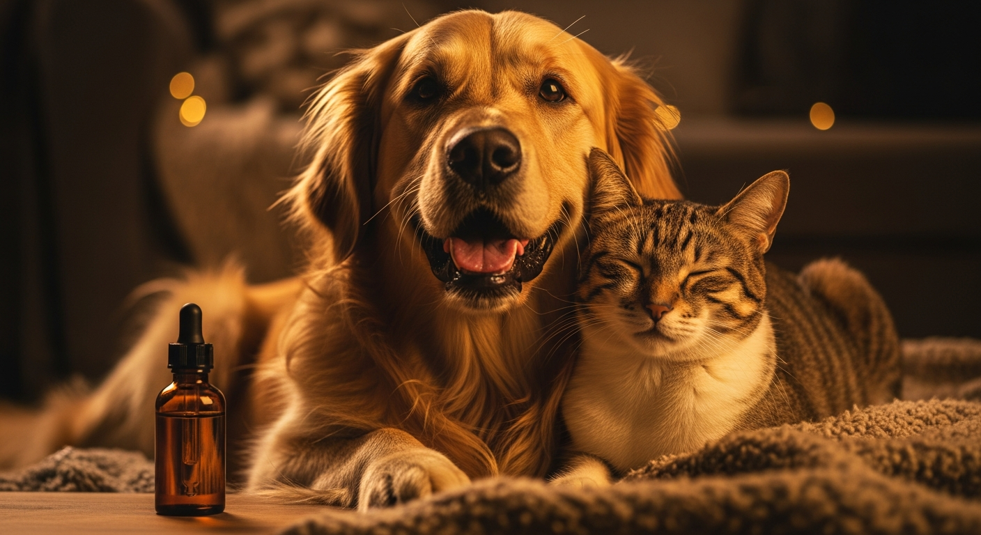 CBD olej pro psy a kočky: Kompletní průvodce